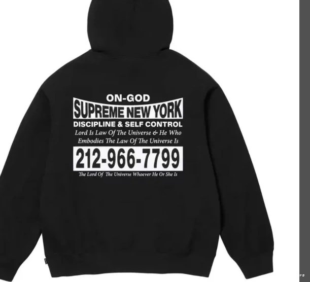 GOD Sapphire Black&Grey SWEATSHIRT ON S XL M HOODED FW24 L 0525
